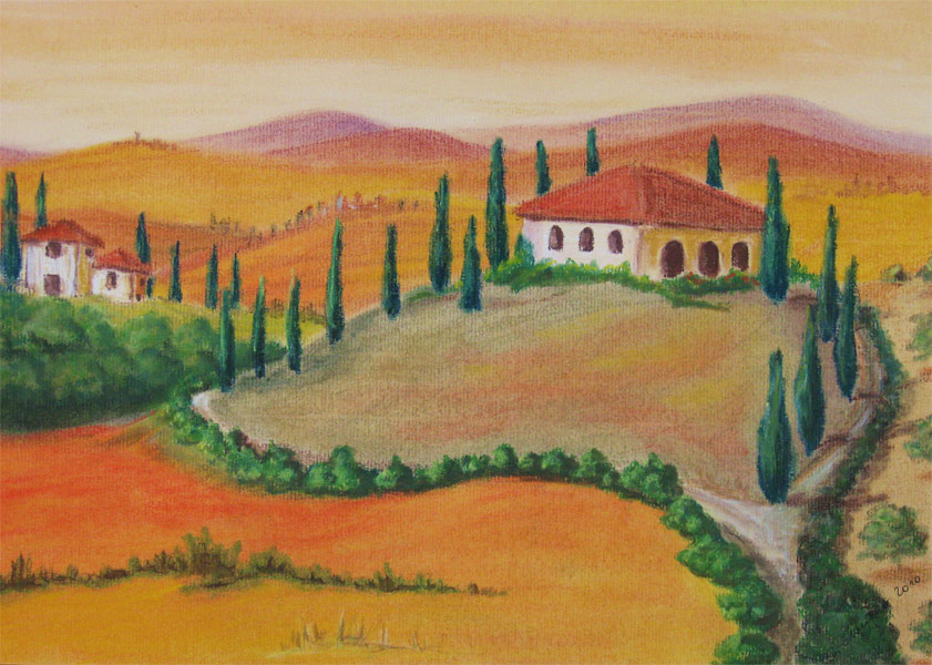 Bilder Toskana Gemalt: Entdecke die Schönheit der Toskana mit deinen eigenen Zeichnungen!