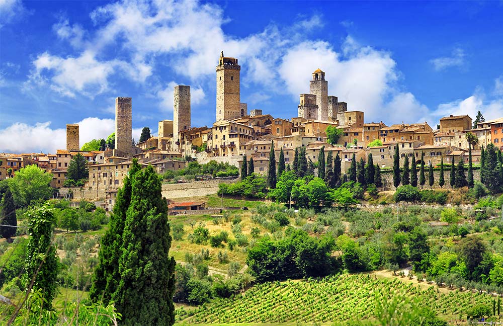 San Gimignano in der Toskana San Gimignano in der Toskana