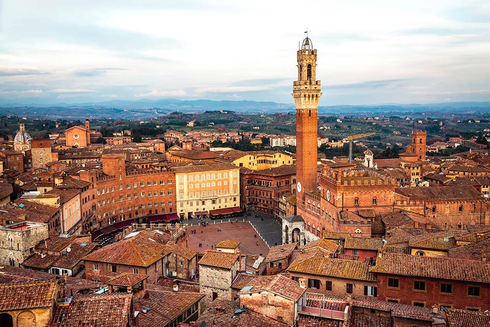 Siena in der Toskana