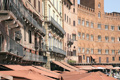 Häuser am Piazzo del Campo